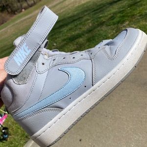 Nike high top sneakers, worn less than 5 times. Missing shoelaces.